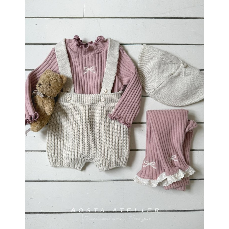 Aosta 另帶褲 아오스타 니트오버롤즈-細節圖9