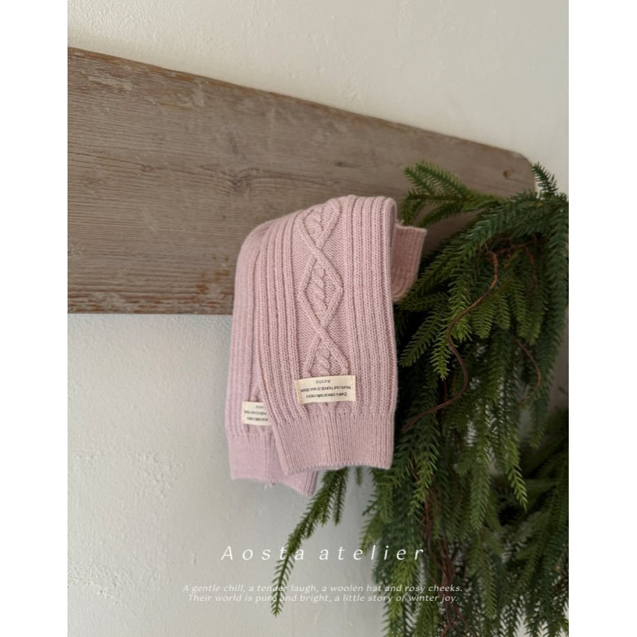 Aosta 襪子 아오스타 니트풋워머-細節圖2