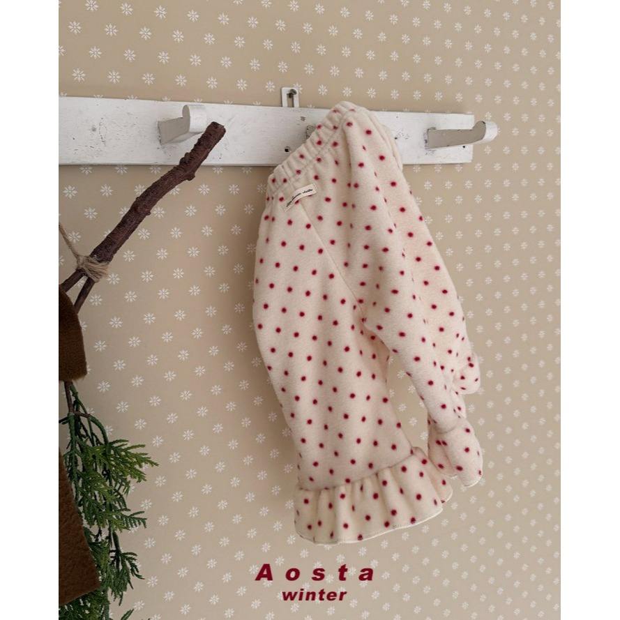 Aosta 褲子 아오스타 도트캔디바지-細節圖4