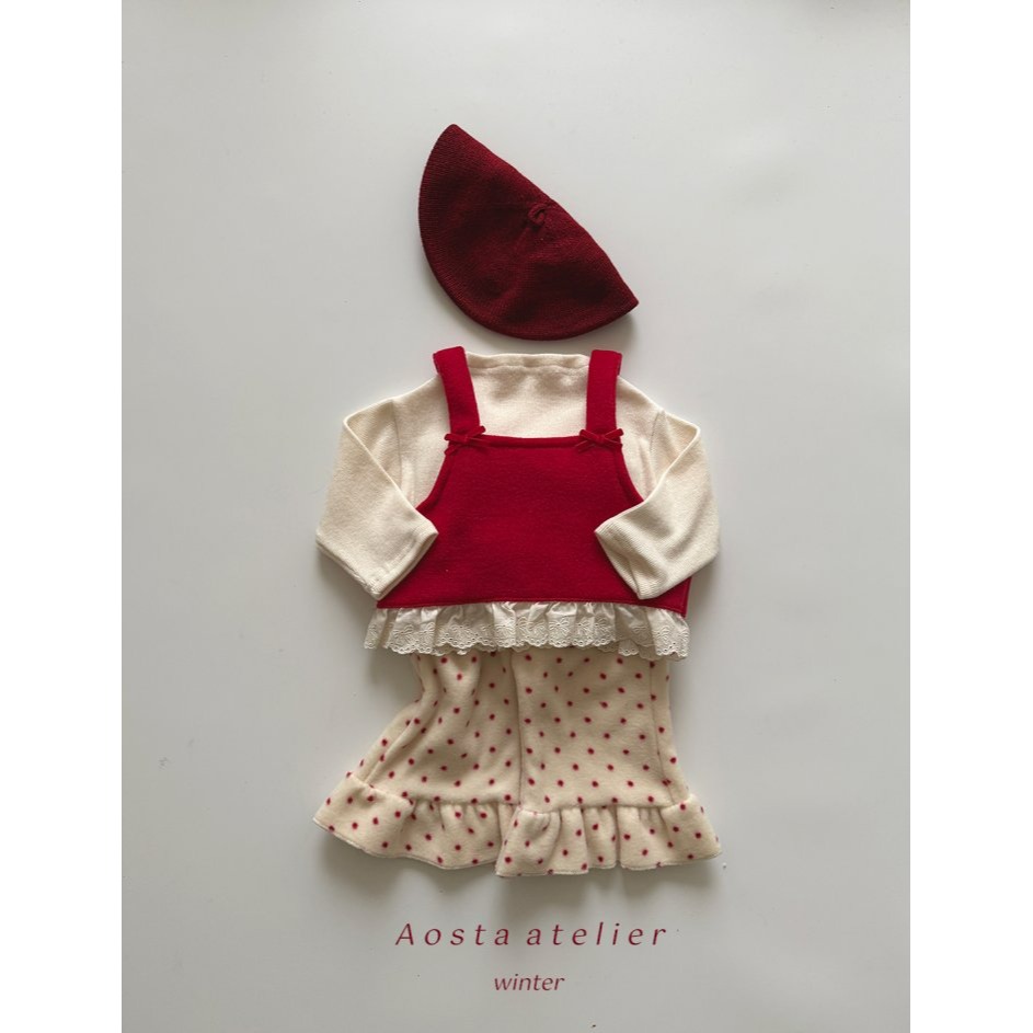 Aosta 褲子 아오스타 도트캔디바지-細節圖5