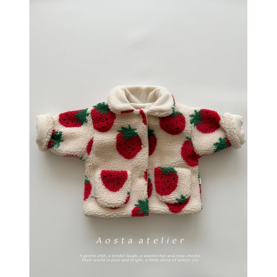 Aosta 外套 아오스타 딸기양면자켓-細節圖2