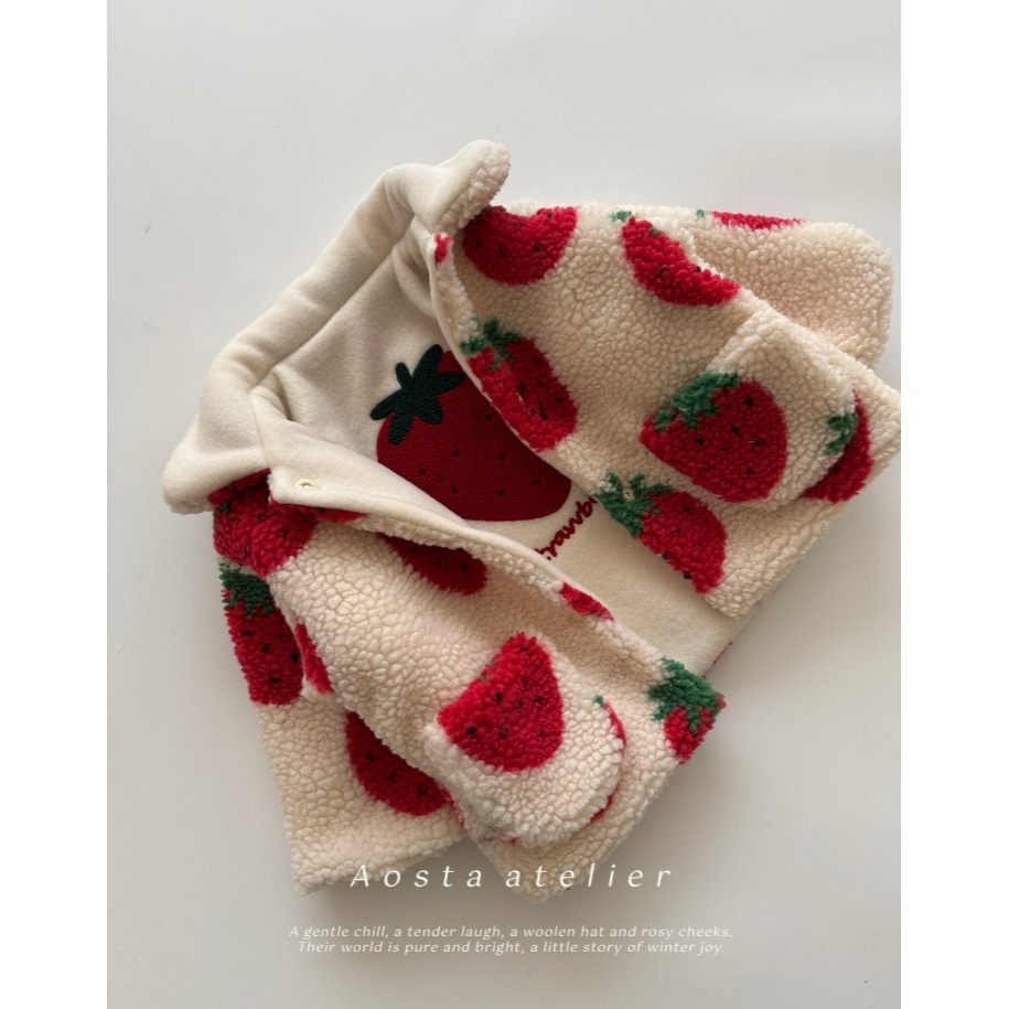 Aosta 外套 아오스타 딸기양면자켓-細節圖3