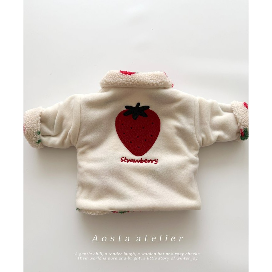 Aosta 外套 아오스타 딸기양면자켓-細節圖4