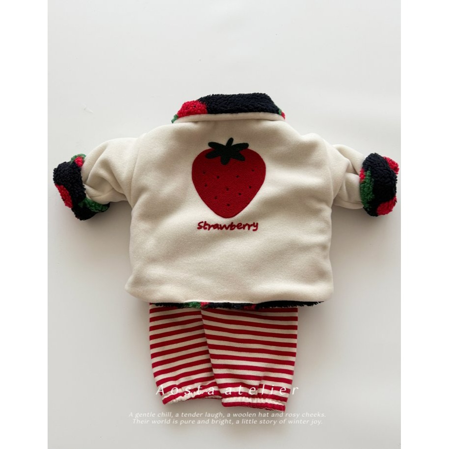 Aosta 外套 아오스타 딸기양면자켓-細節圖6