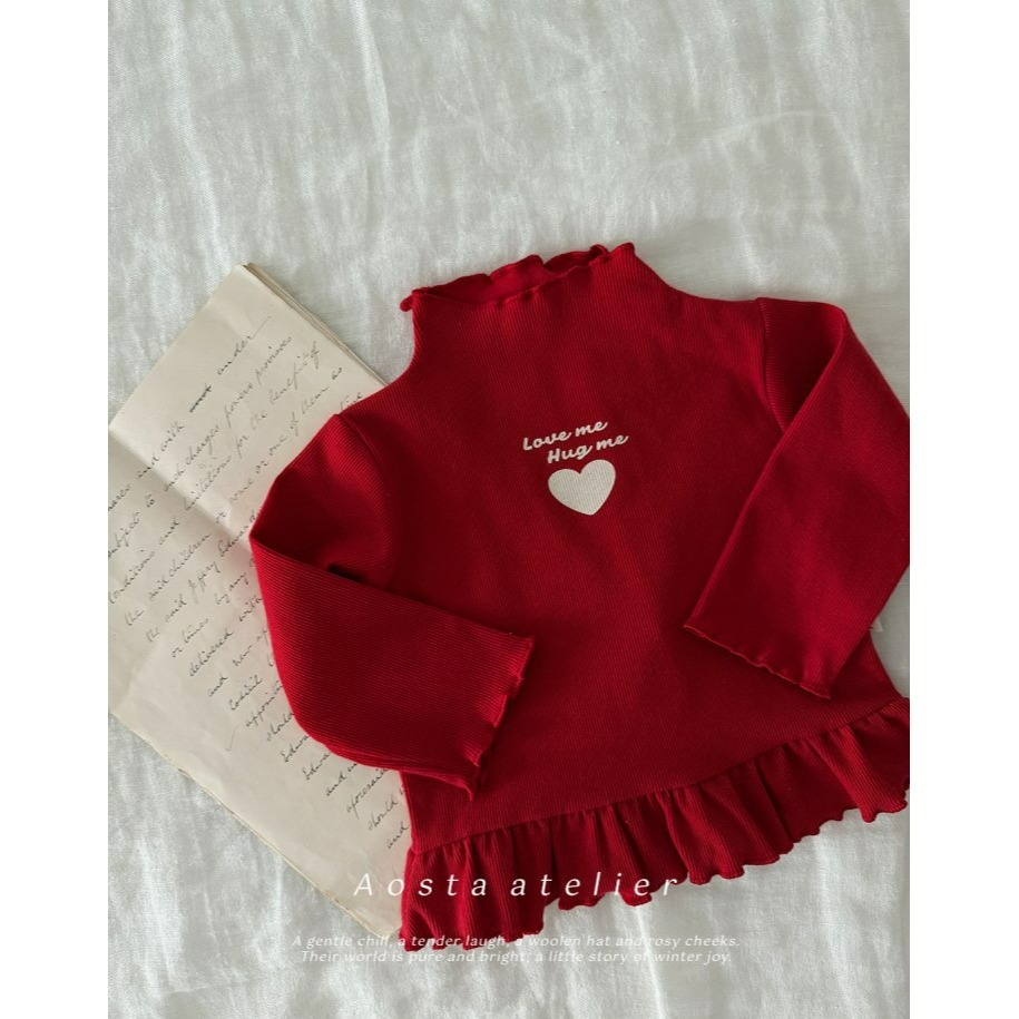 Aosta 襯衫 아오스타 러브미블라우스-細節圖3