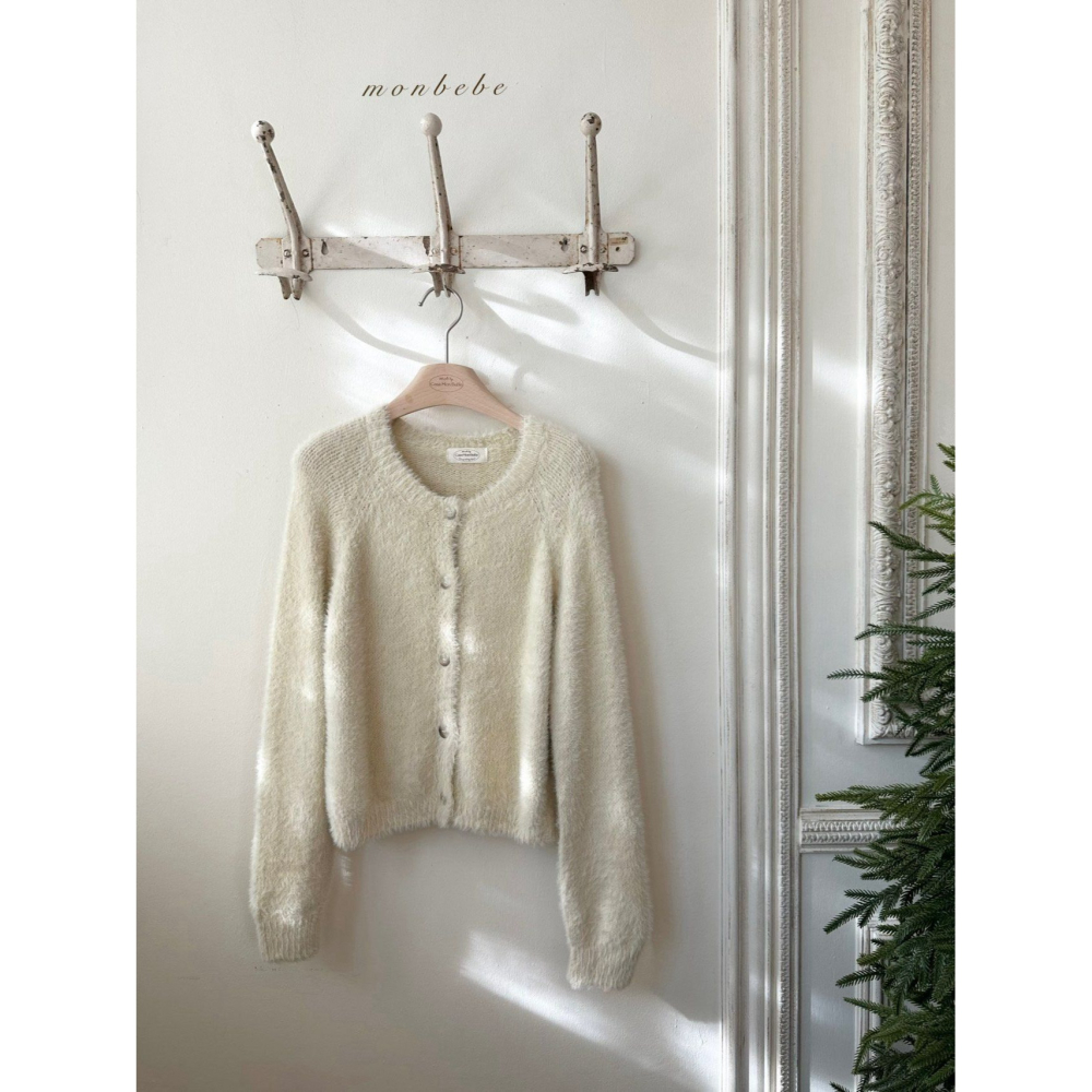 Monbebe 開襟衫 몽베베 25테디가디건엄마-細節圖5