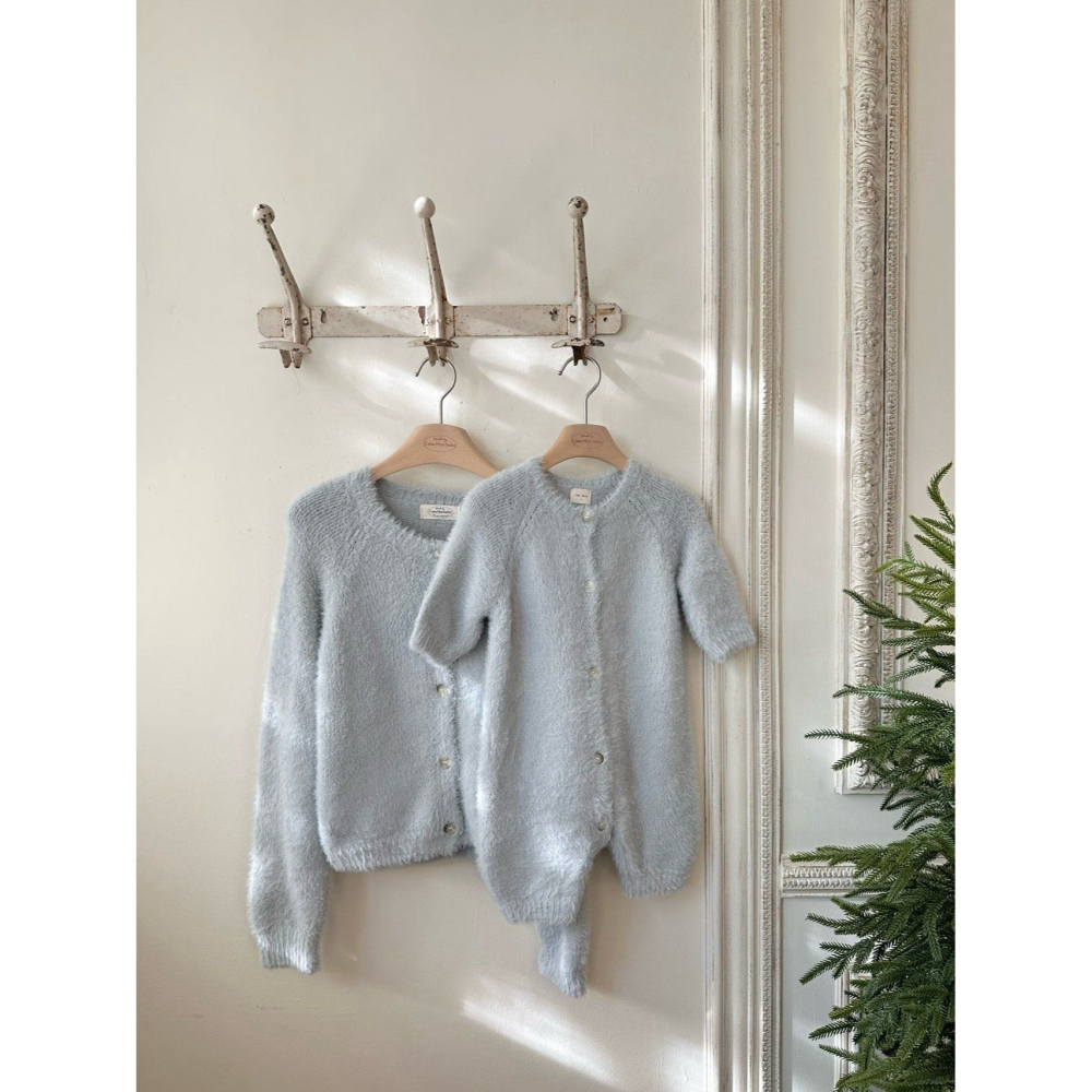 Monbebe 開襟衫 몽베베 25테디가디건엄마-細節圖9