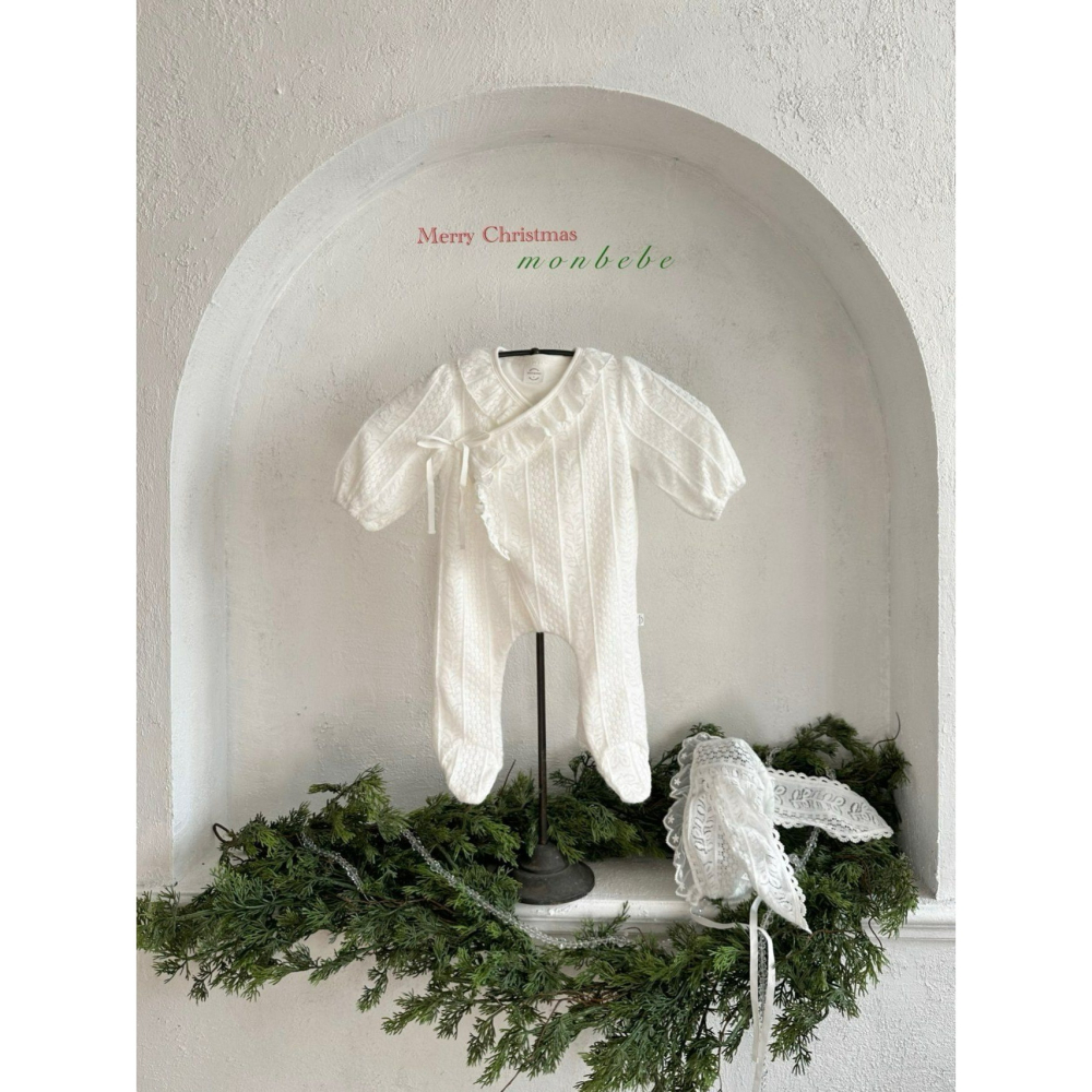 Monbebe 包屁衣 몽베베 W레이스슈트-細節圖2