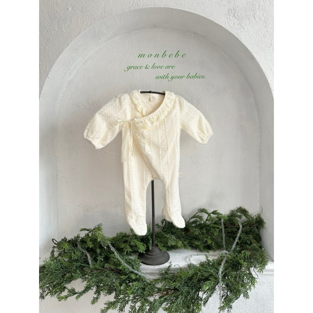 Monbebe 包屁衣 몽베베 W레이스슈트-細節圖3