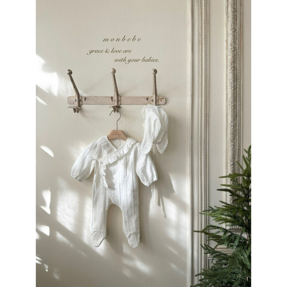 Monbebe 包屁衣 몽베베 W레이스슈트-細節圖4