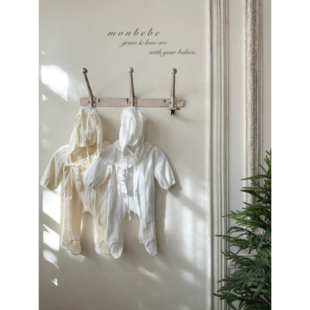 Monbebe 包屁衣 몽베베 W레이스슈트-細節圖6