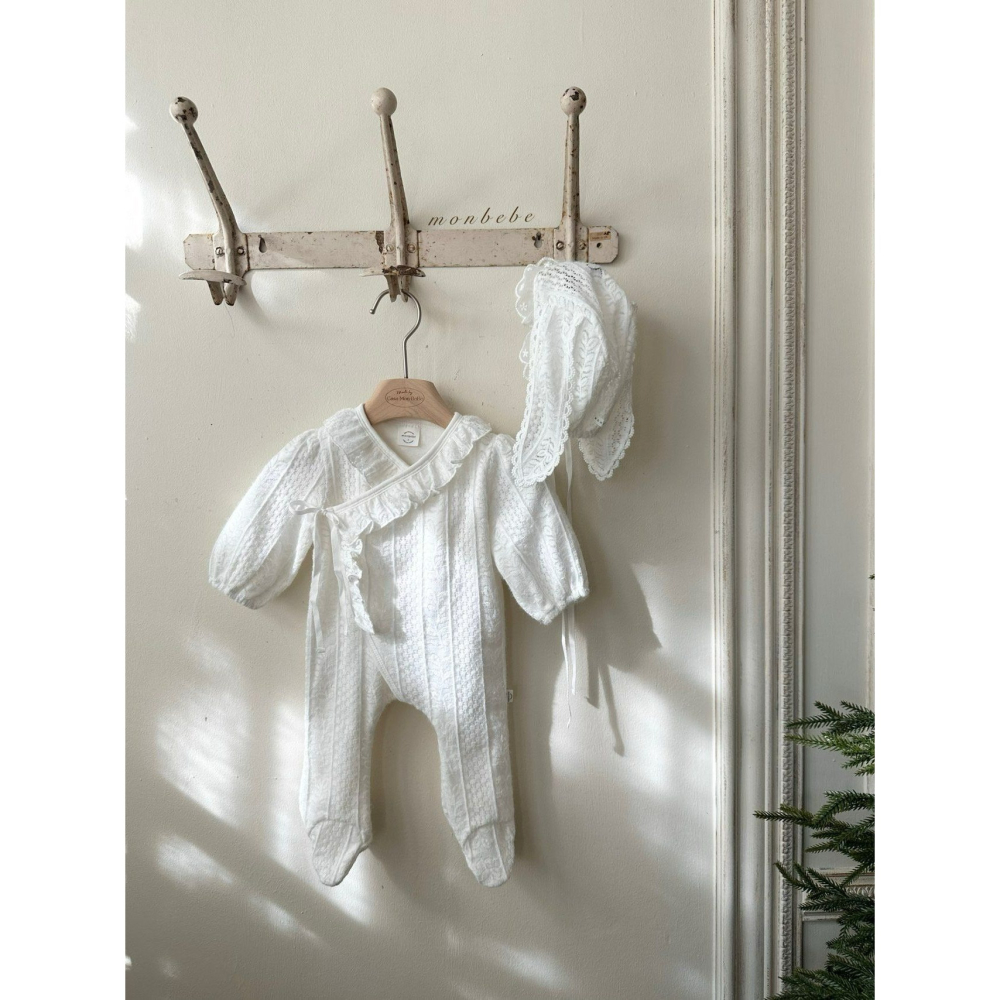 Monbebe 包屁衣 몽베베 W레이스슈트-細節圖7