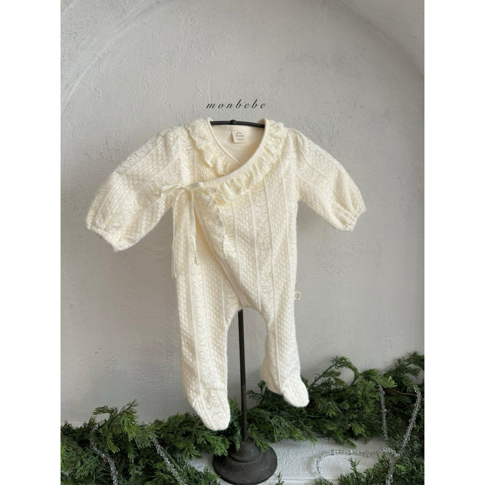Monbebe 包屁衣 몽베베 W레이스슈트-細節圖8