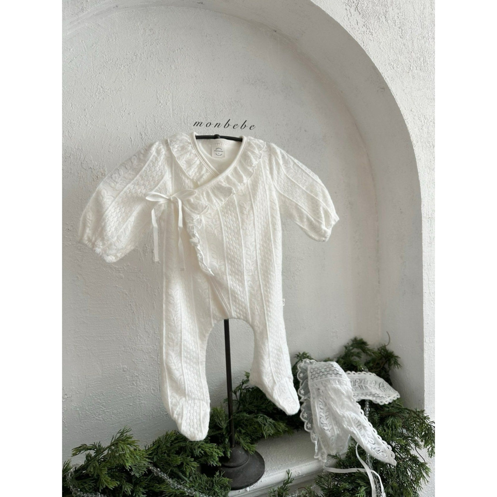 Monbebe 包屁衣 몽베베 W레이스슈트-細節圖9