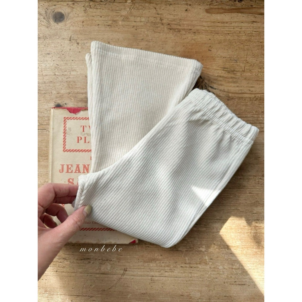 Monbebe 褲子 몽베베 골덴스판부츠컷팬츠-細節圖3