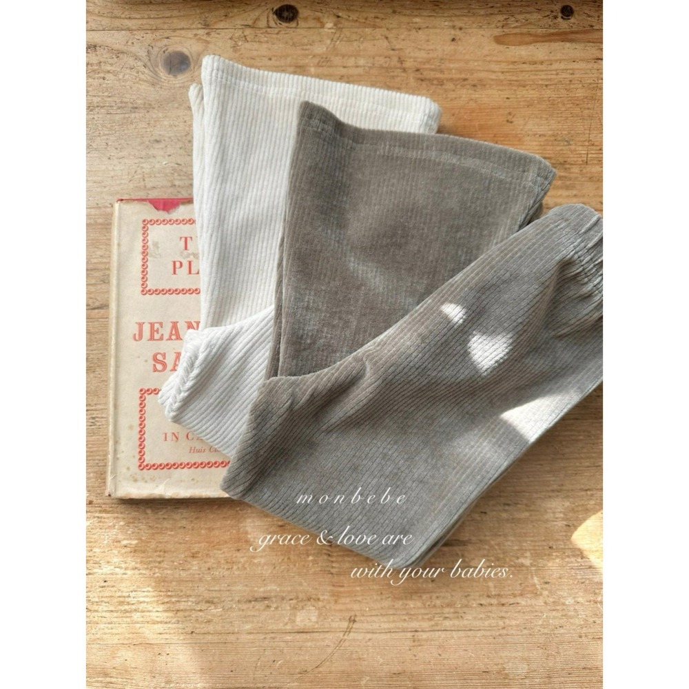 Monbebe 褲子 몽베베 골덴스판부츠컷팬츠-細節圖4