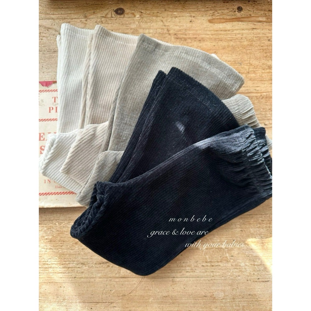 Monbebe 褲子 몽베베 골덴스판부츠컷팬츠-細節圖5