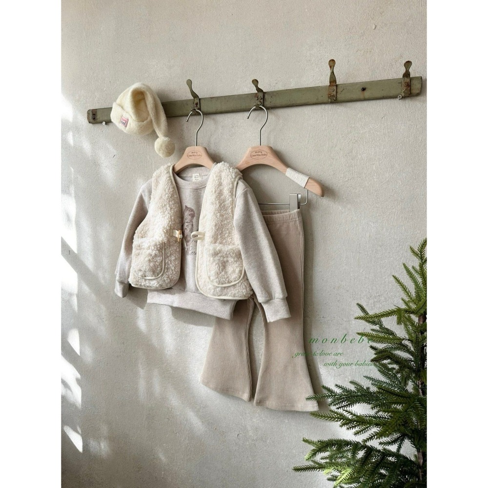 Monbebe 褲子 몽베베 골덴스판부츠컷팬츠-細節圖8