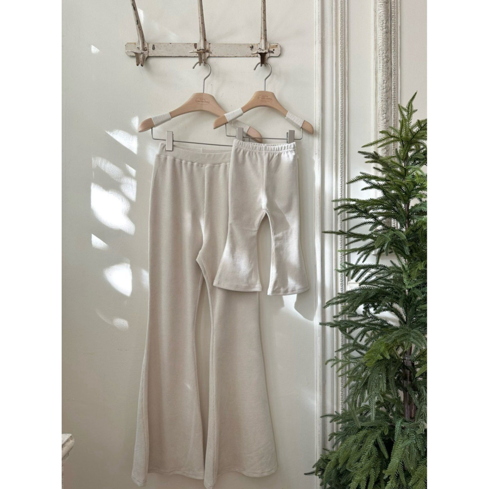 Monbebe 褲子 몽베베 골덴스판부츠컷팬츠엄마-細節圖2