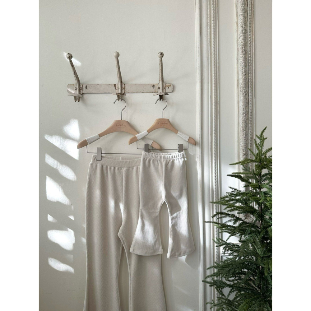 Monbebe 褲子 몽베베 골덴스판부츠컷팬츠엄마-細節圖6