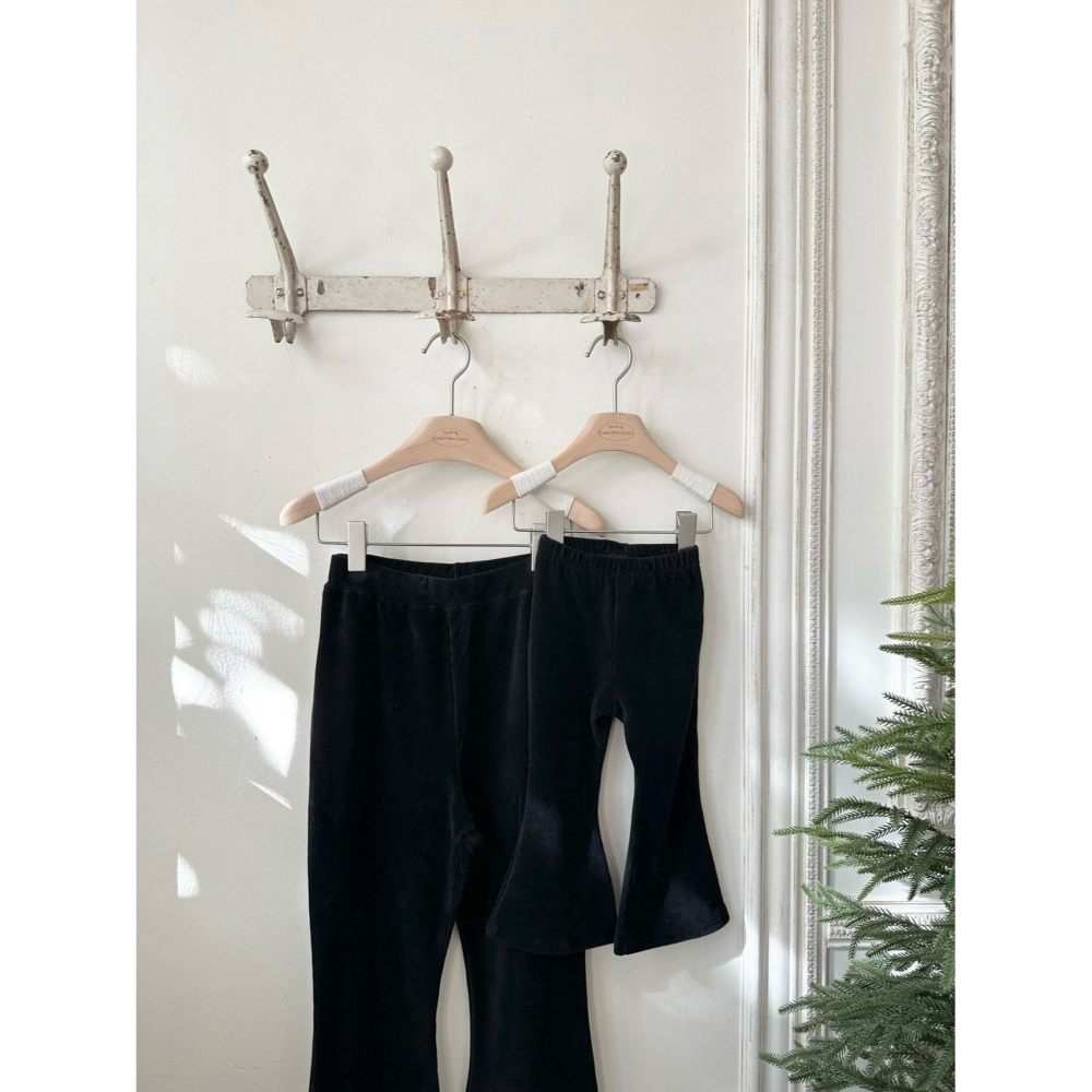 Monbebe 褲子 몽베베 골덴스판부츠컷팬츠엄마-細節圖7