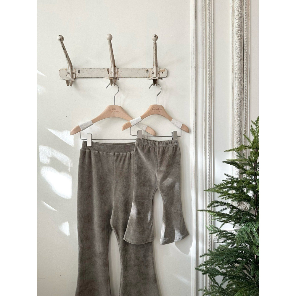 Monbebe 褲子 몽베베 골덴스판부츠컷팬츠엄마-細節圖8