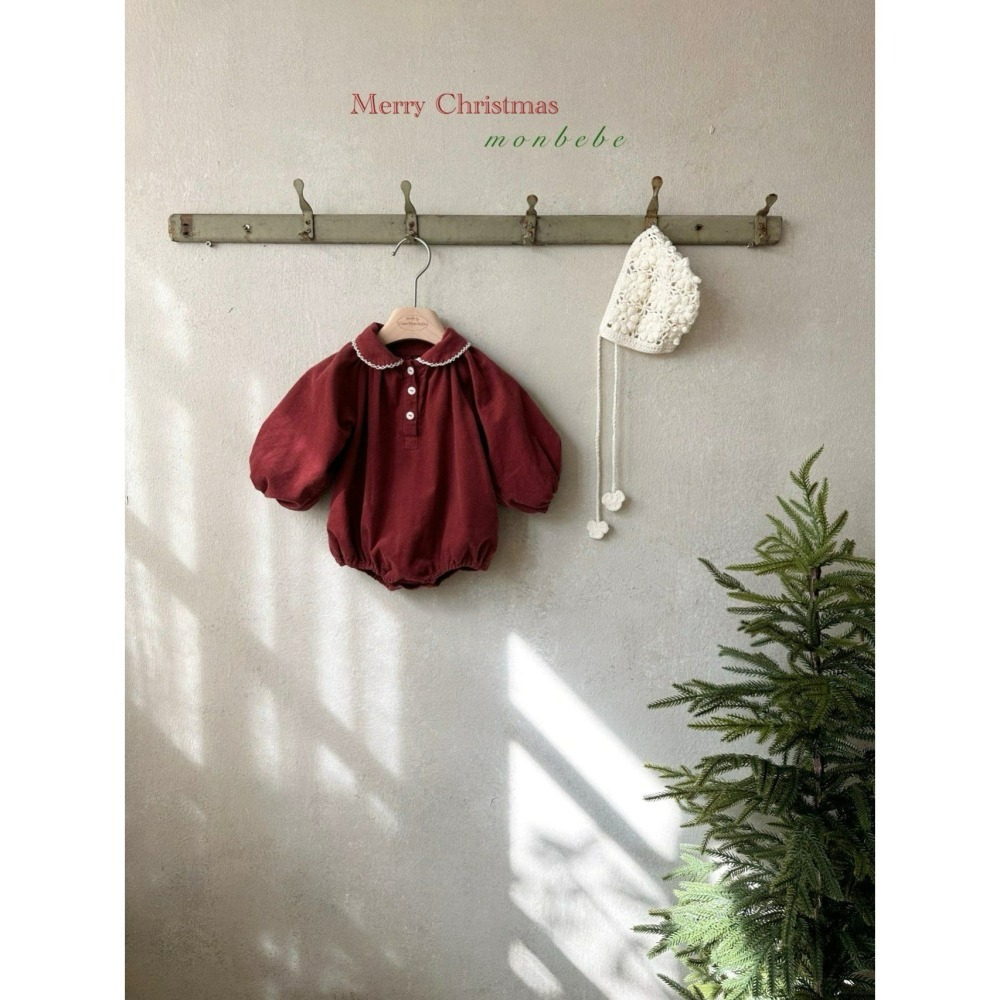 Monbebe 包屁衣 몽베베 로이노엘슈트 聖誕 크리스마스-細節圖5