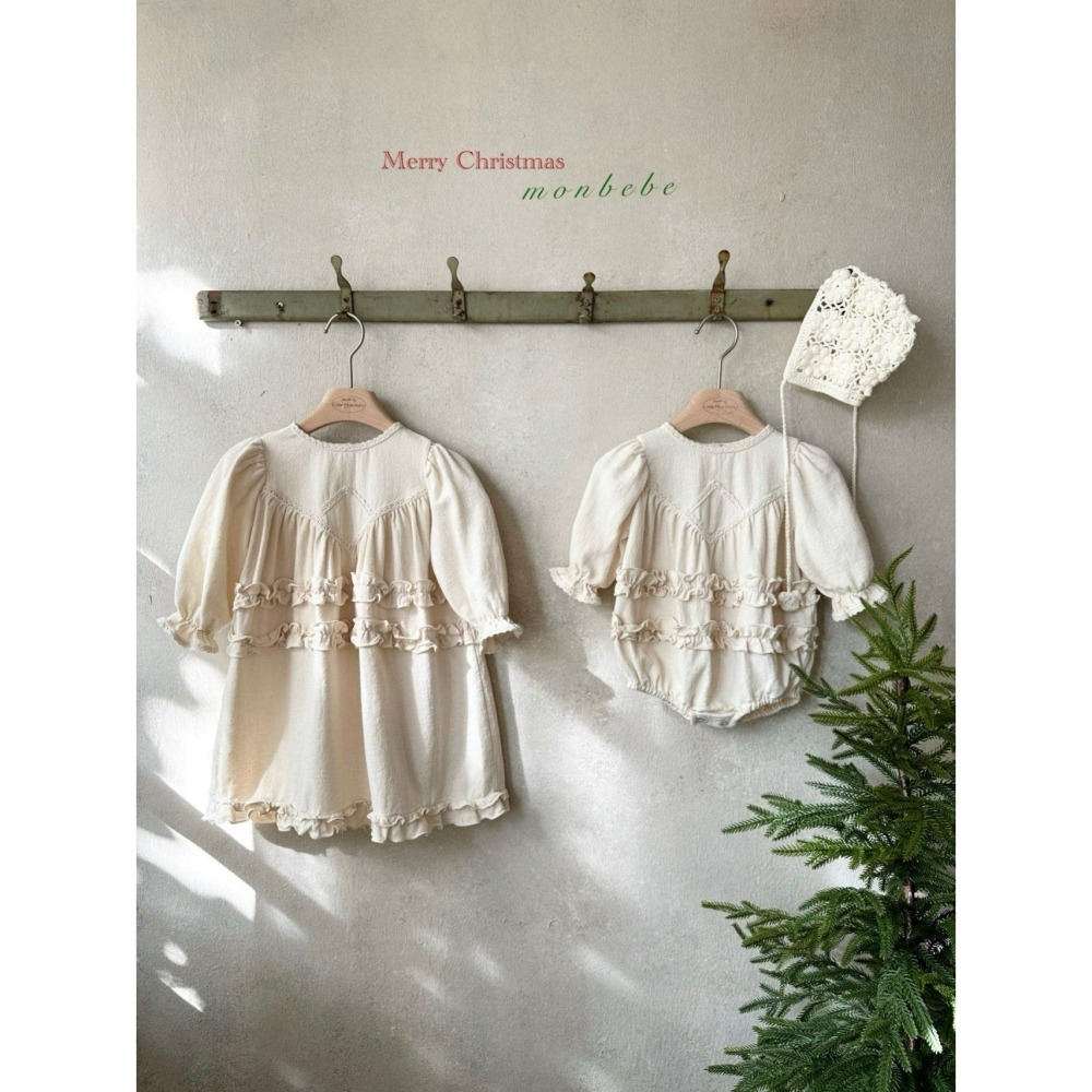 Monbebe 洋裝 몽베베 멀린프릴원피스 聖誕 크리스마스-細節圖3