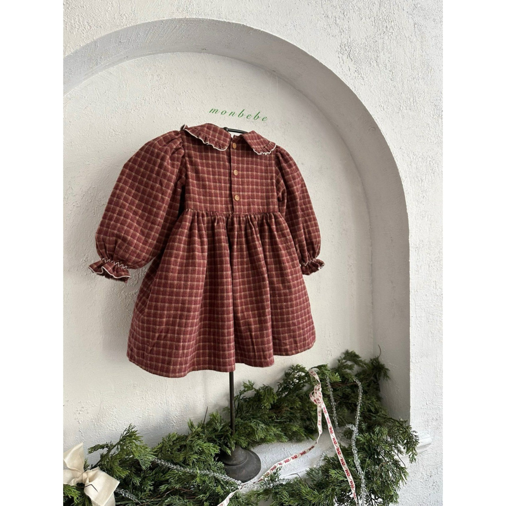 Monbebe 洋裝 몽베베 메리짐머원피스 聖誕 크리스마스-細節圖3