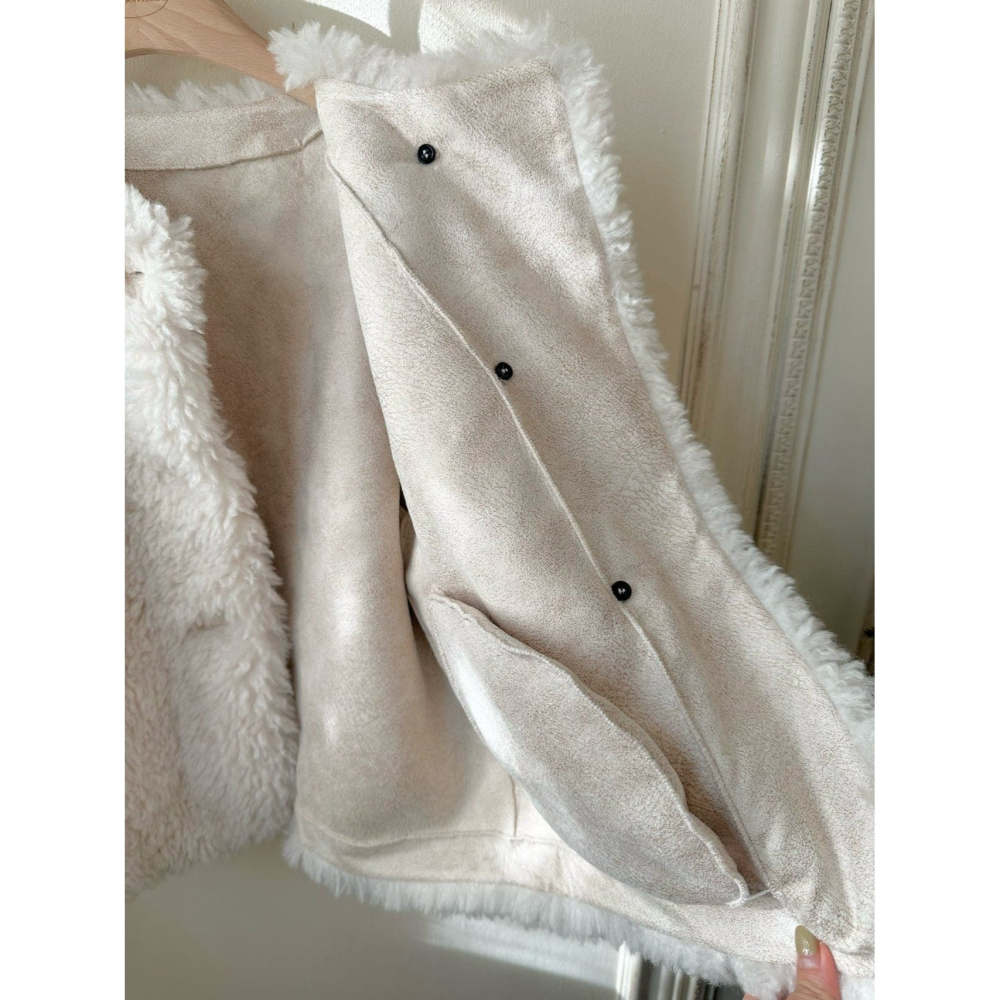 Monbebe 外套 몽베베 에코무스탕엄마-細節圖7