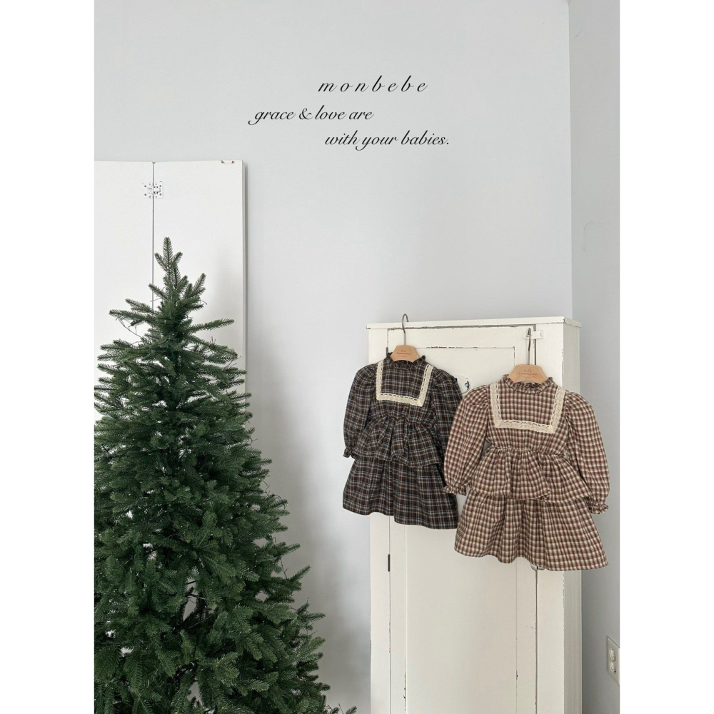 Monbebe 包屁衣 몽베베 로페체크슈트-細節圖3