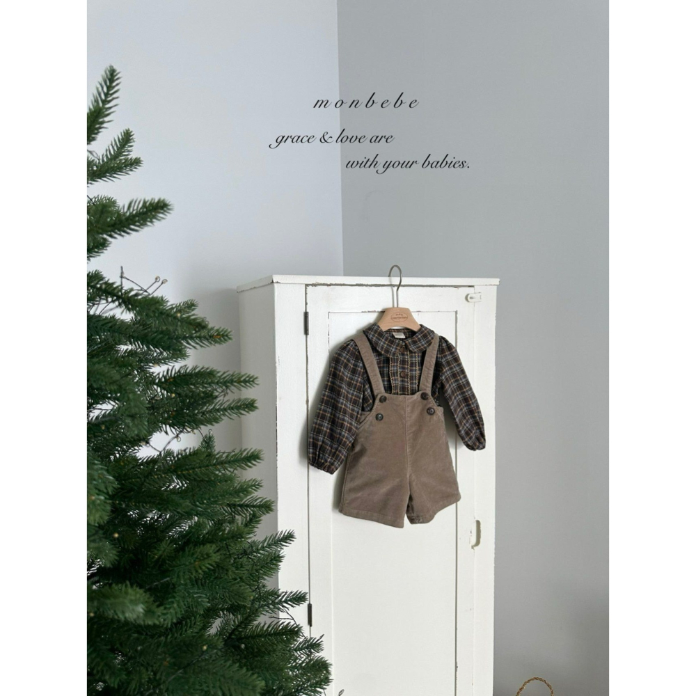 Monbebe 褲子 몽베베 몽블랑멜빵팬츠-細節圖8