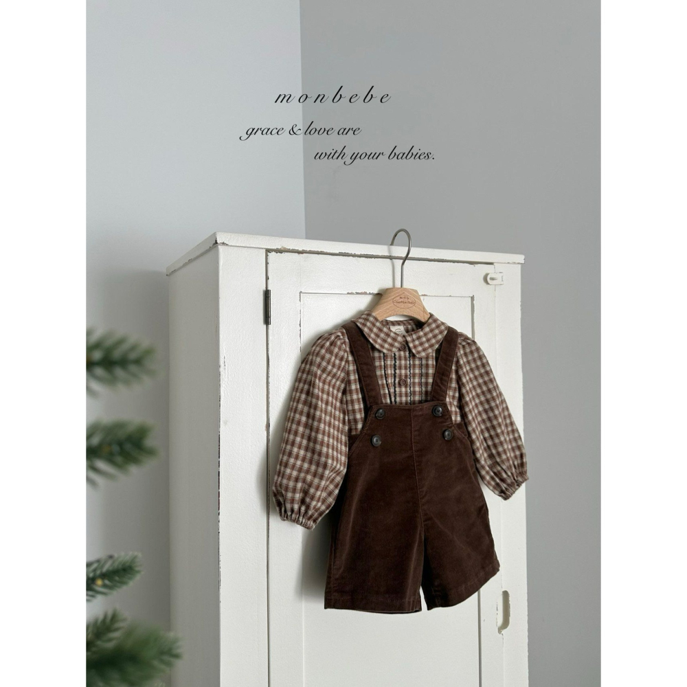 Monbebe 褲子 몽베베 몽블랑멜빵팬츠-細節圖9