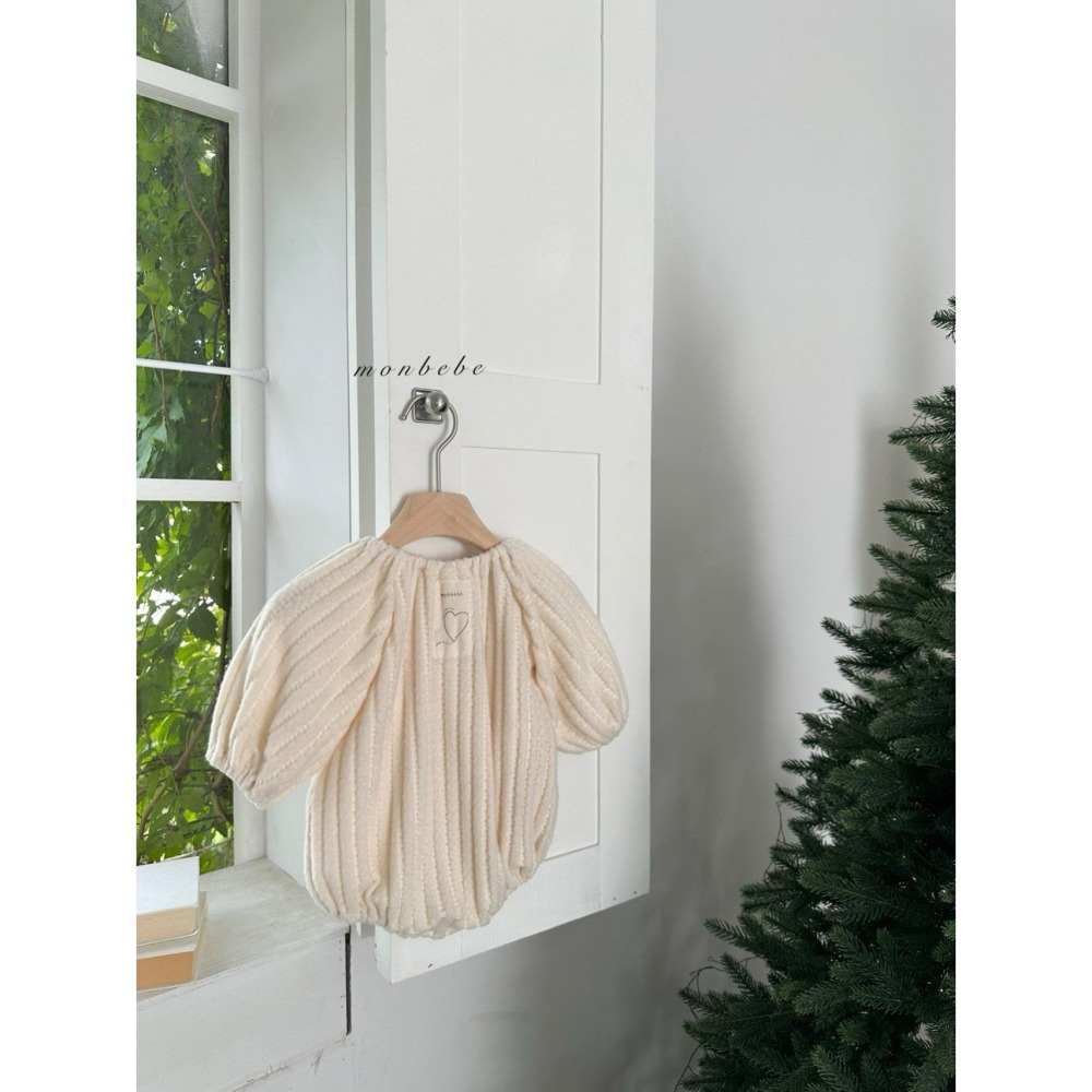 Monbebe 包屁衣 몽베베 니트봉봉슈트-細節圖2