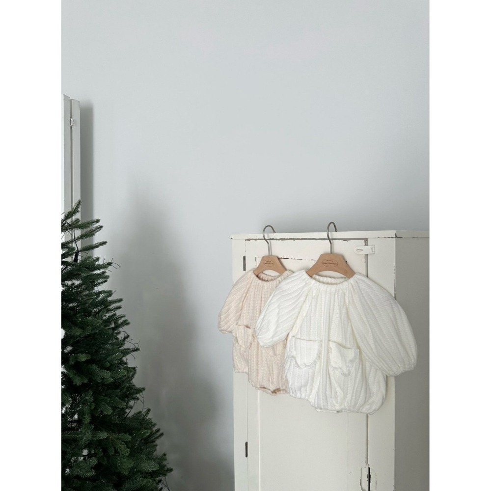 Monbebe 包屁衣 몽베베 니트봉봉슈트-細節圖6