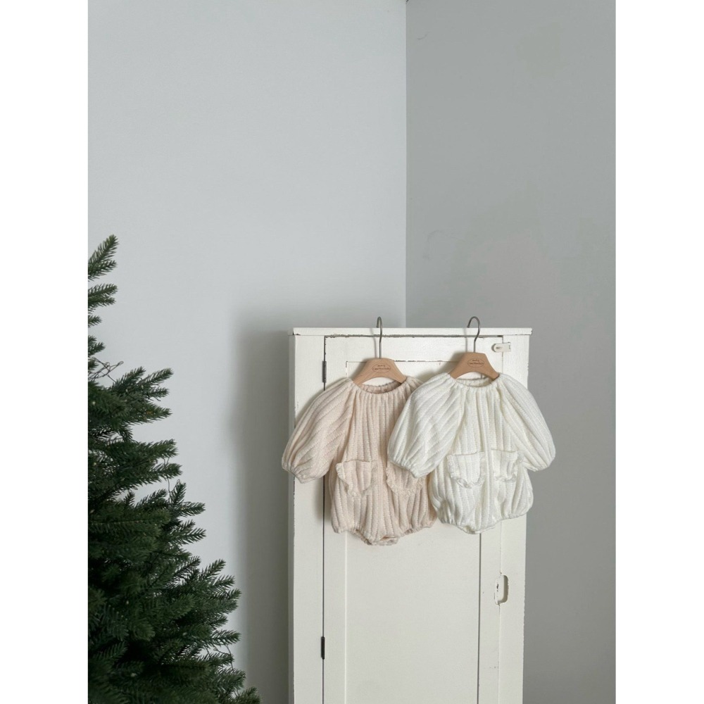 Monbebe 包屁衣 몽베베 니트봉봉슈트-細節圖7