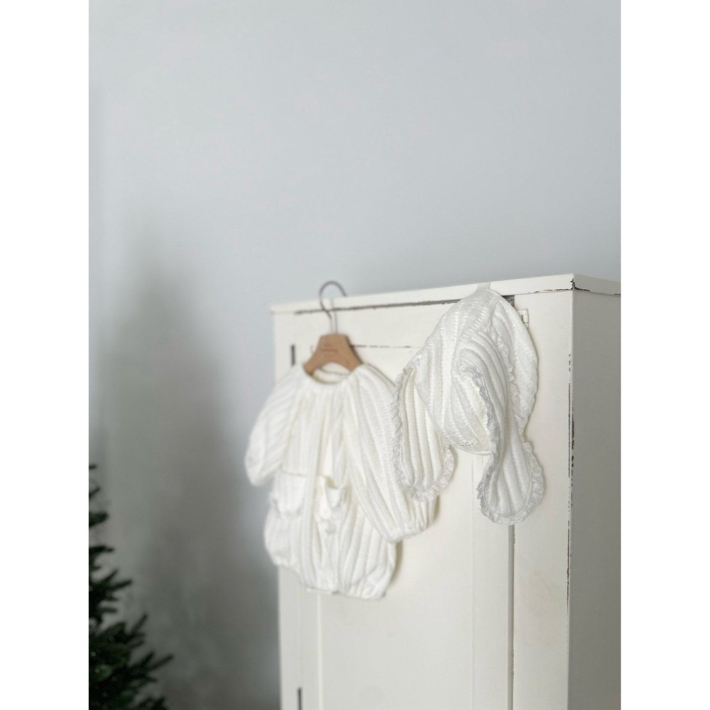 Monbebe 包屁衣 몽베베 니트봉봉슈트-細節圖8