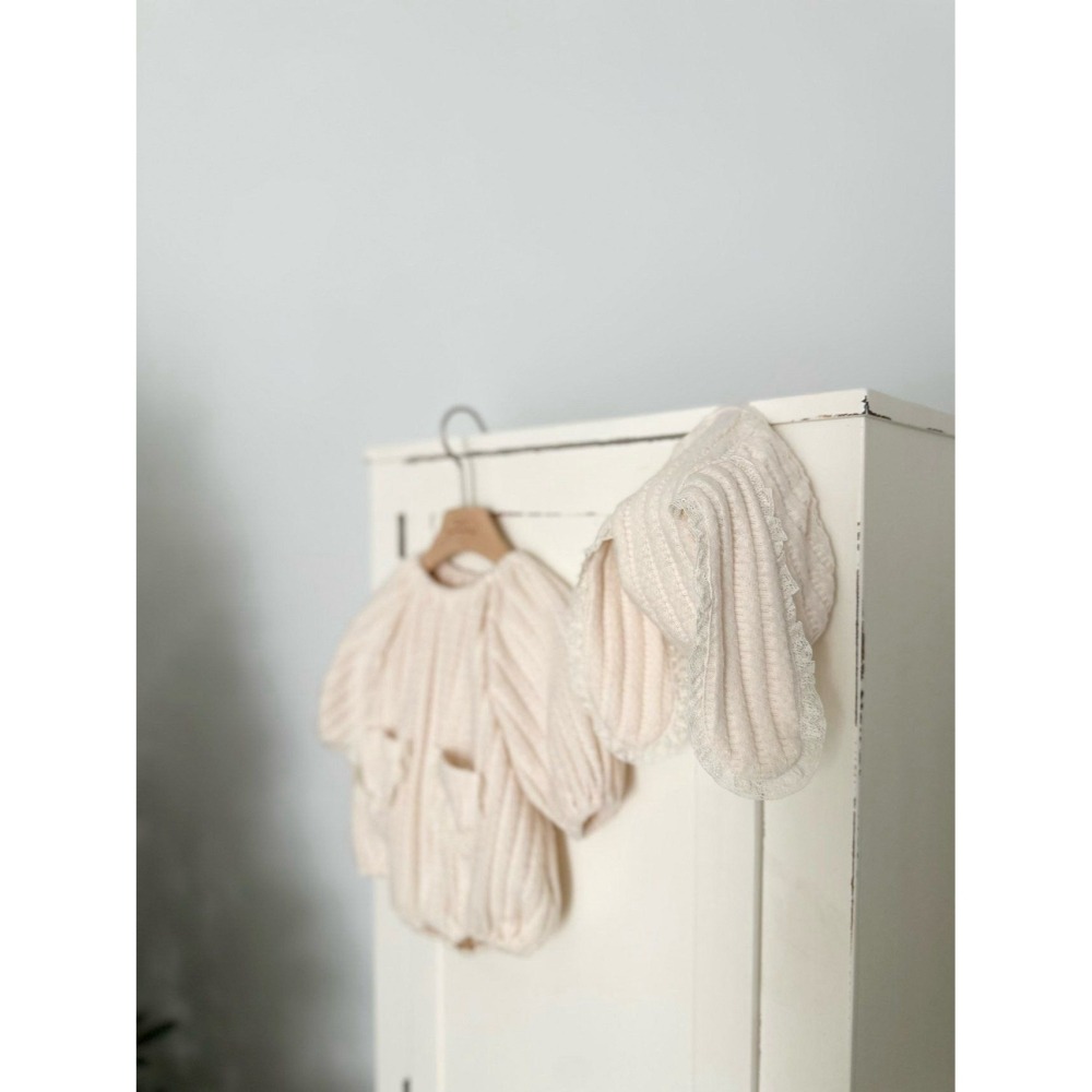 Monbebe 包屁衣 몽베베 니트봉봉슈트-細節圖9