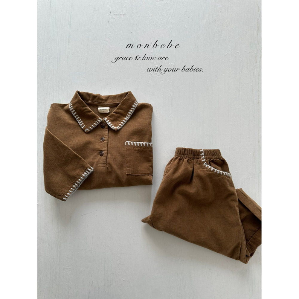 Monbebe 褲子 몽베베 루이스멜로팬츠-細節圖7