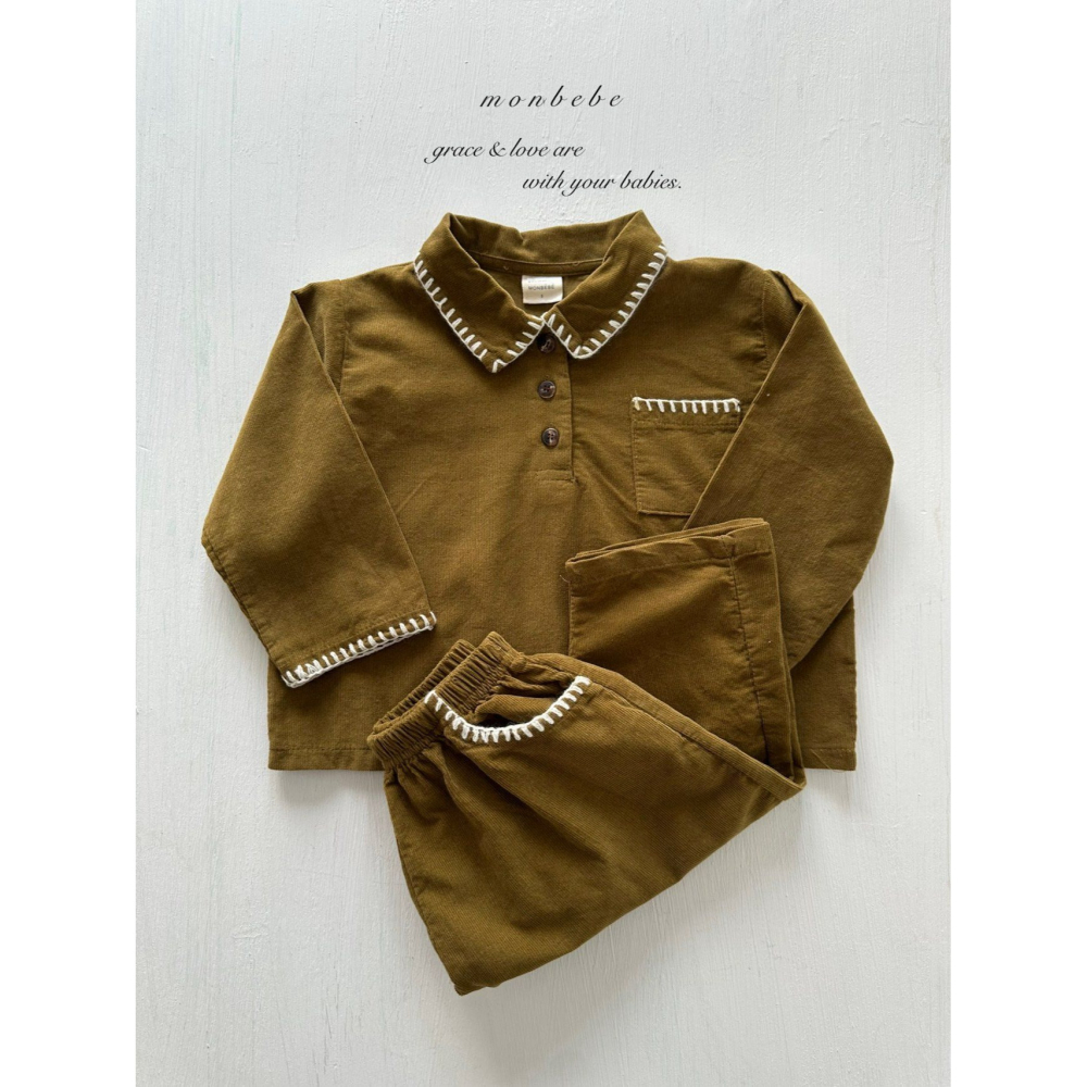 Monbebe 褲子 몽베베 루이스멜로팬츠-細節圖8