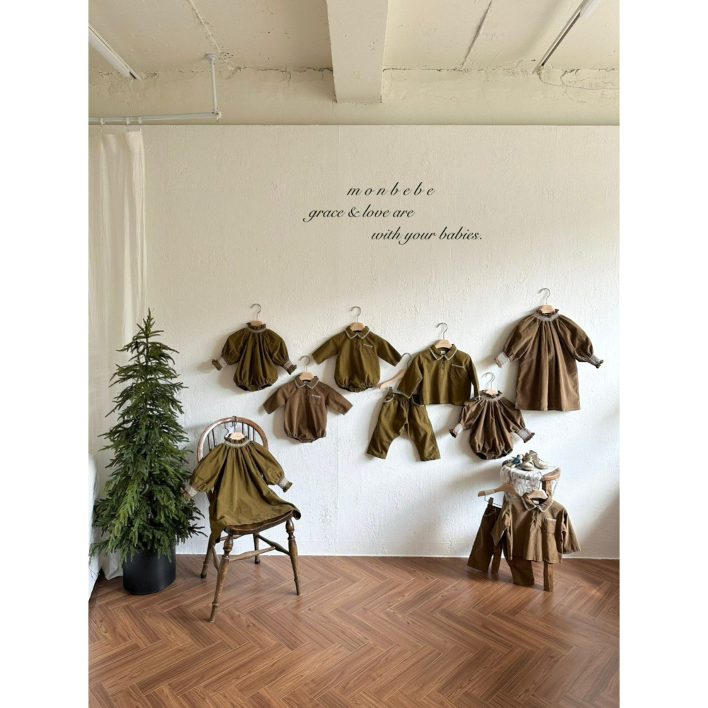 Monbebe 包屁衣 몽베베 샬럿스모크슈트-細節圖7