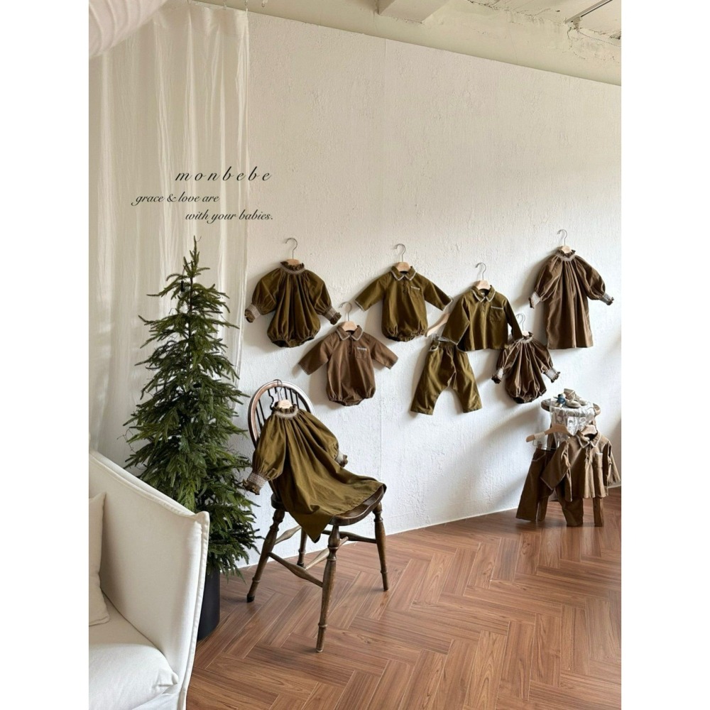 Monbebe 洋裝 몽베베 샬럿스모크원피스-細節圖6