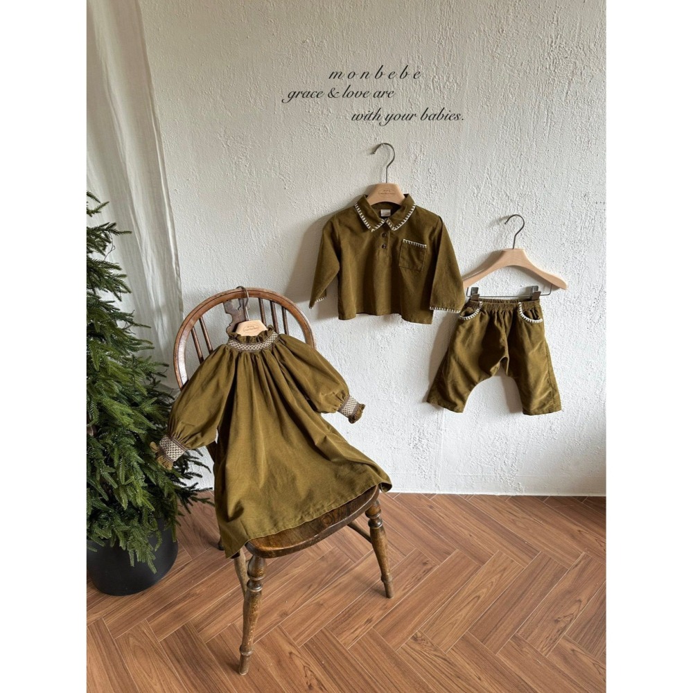 Monbebe 洋裝 몽베베 샬럿스모크원피스-細節圖7