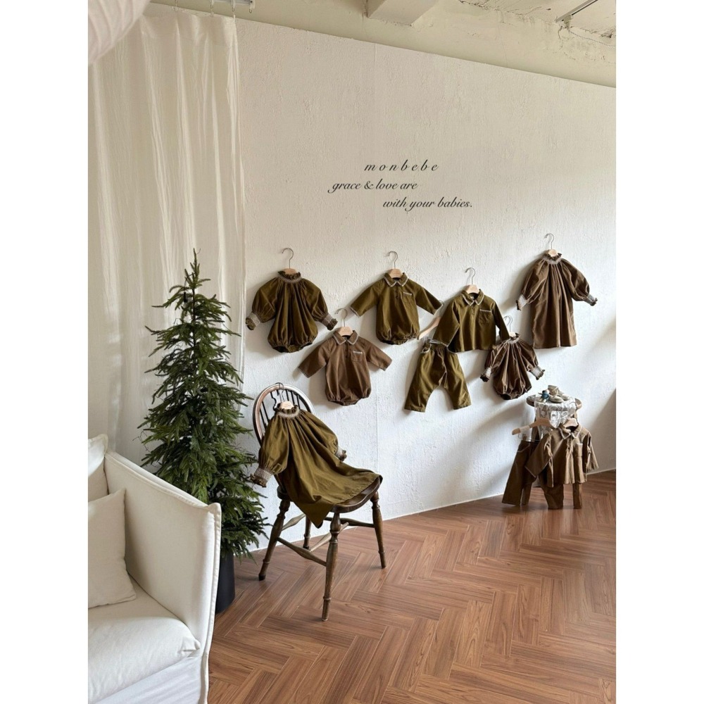 Monbebe 洋裝 몽베베 샬럿스모크원피스-細節圖9