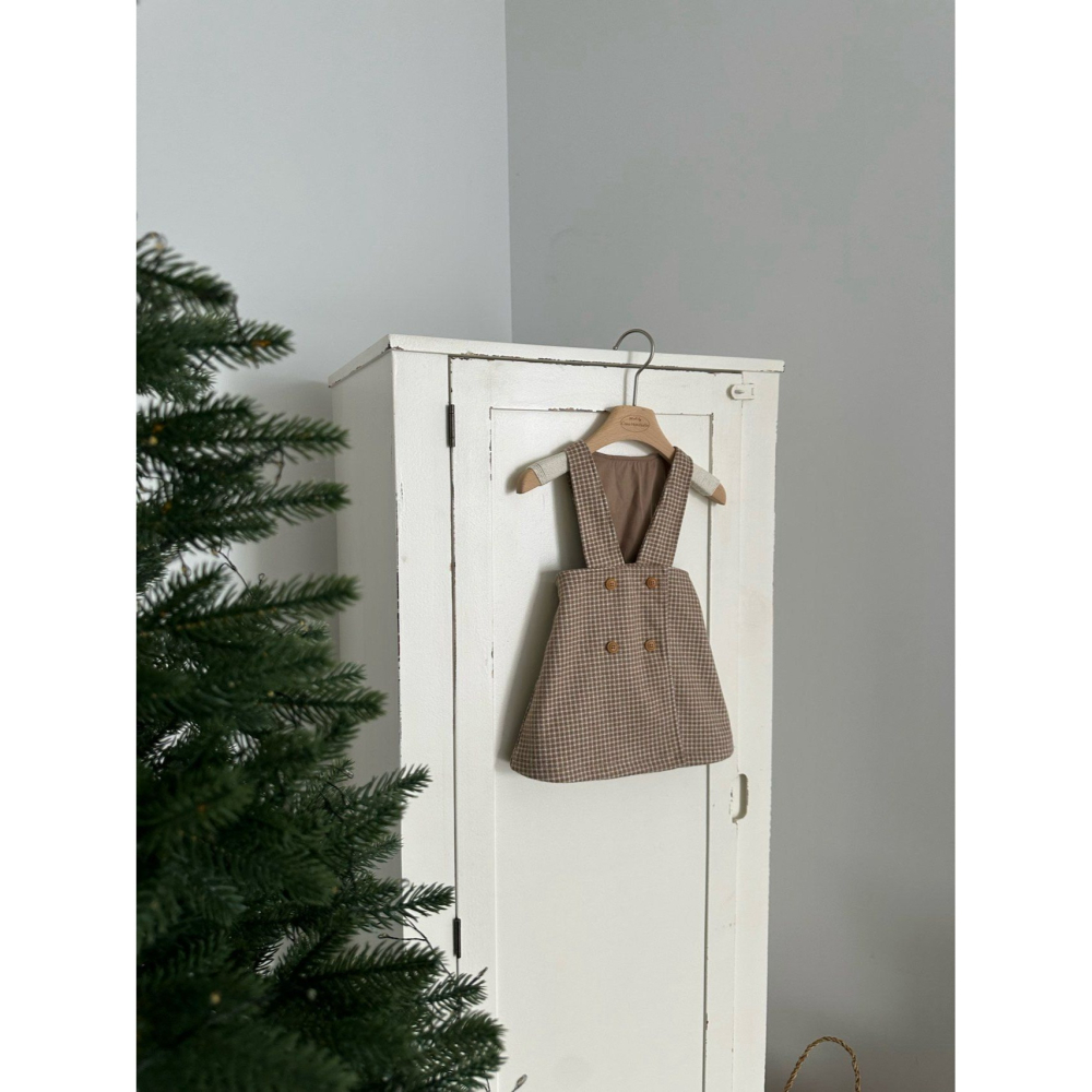 Monbebe 洋裝 몽베베 윈도우체크원피스-細節圖7