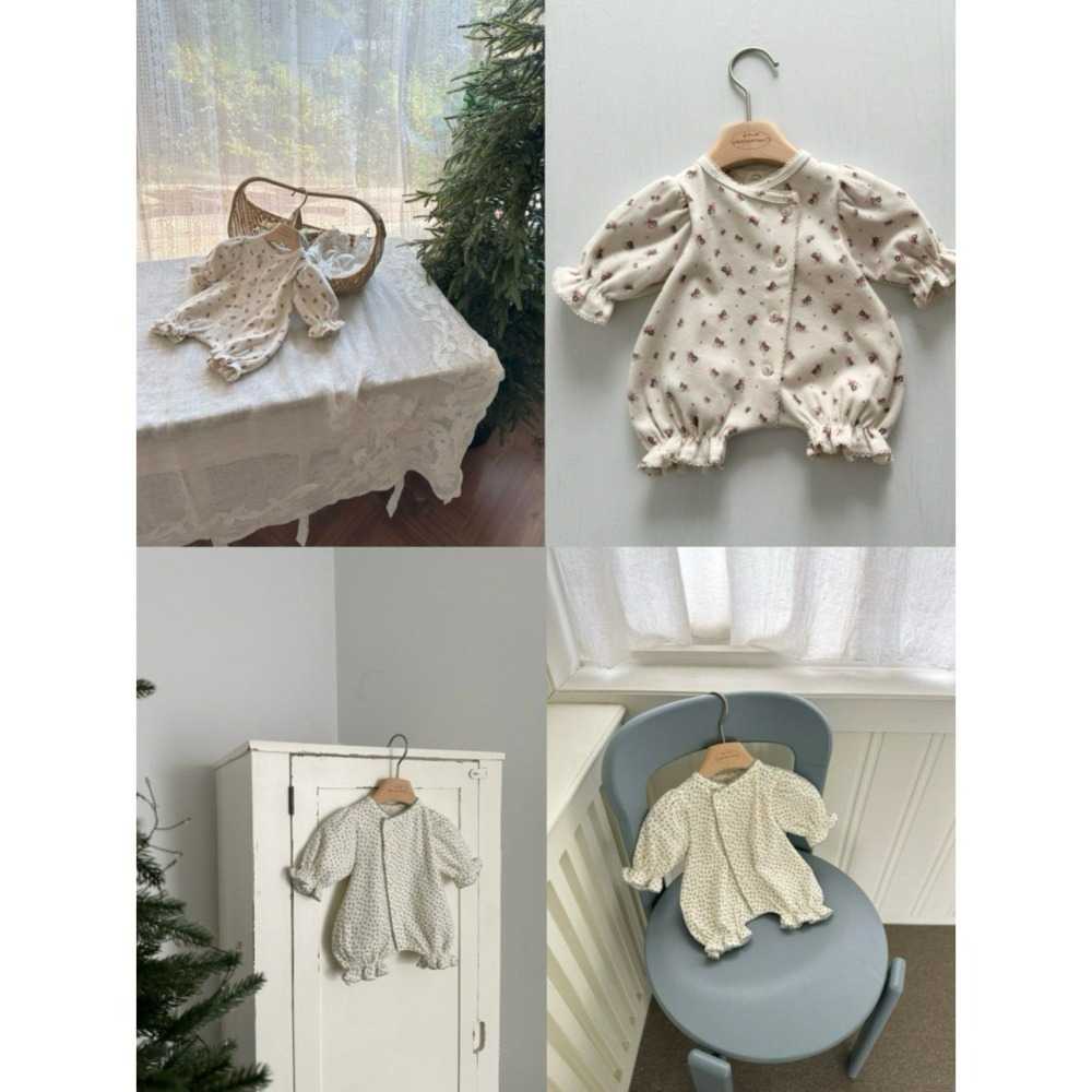 Monbebe 包屁衣 몽베베 플라워글로리슈트-細節圖2