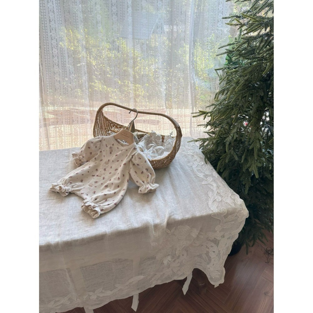 Monbebe 包屁衣 몽베베 플라워글로리슈트-細節圖10