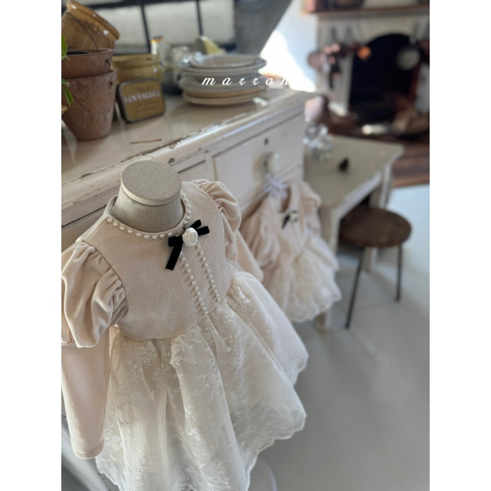 Marron 裝飾 마론 로즈브로치 聖誕 크리스마스-細節圖2