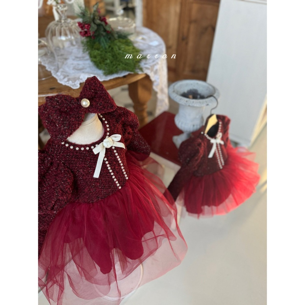 Marron 裝飾 마론 로즈브로치 聖誕 크리스마스-細節圖6