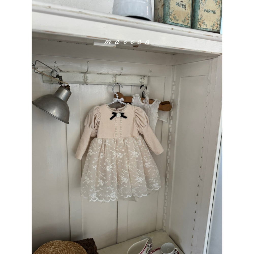 Marron 洋裝 마론 베로나드레스 聖誕 크리스마스-細節圖4